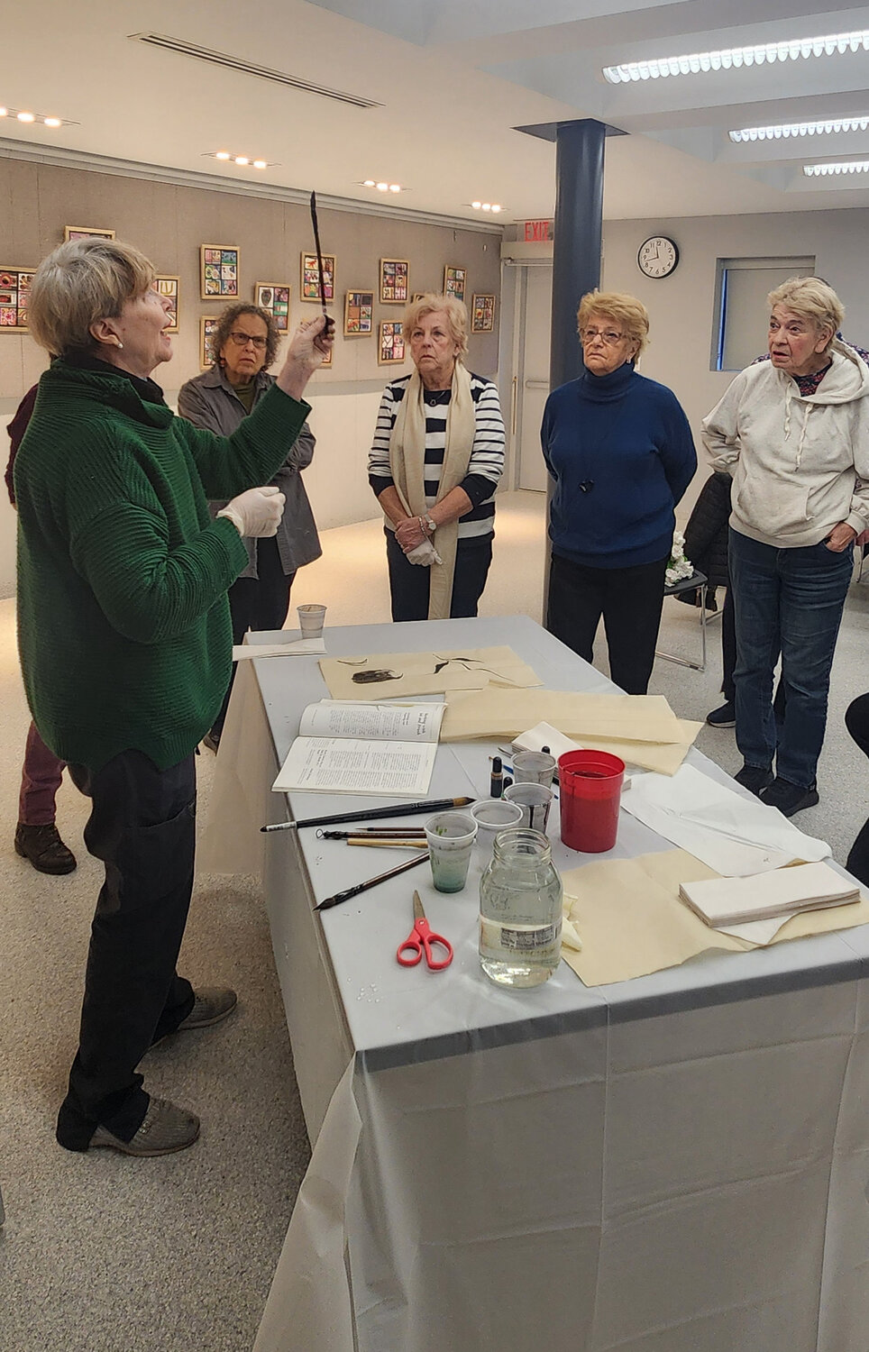 Celebrating the lunar new year with art at the glen cove library